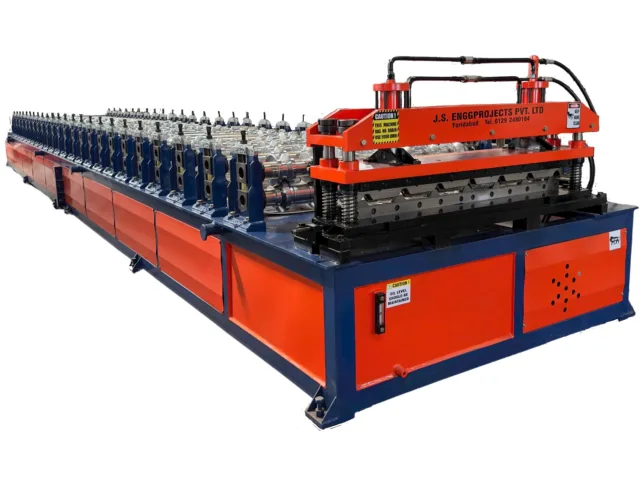 Advanced HI-RIB roll forming machine for precision metal profiles.