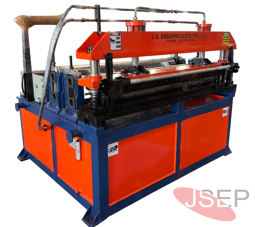 JSEP coil slitting machine — precision slits master coils into narrower strips for downstream roll forming production JSEP Coil Slitting Machine Manufacturer India Hydraulic Steel Coil Slitter