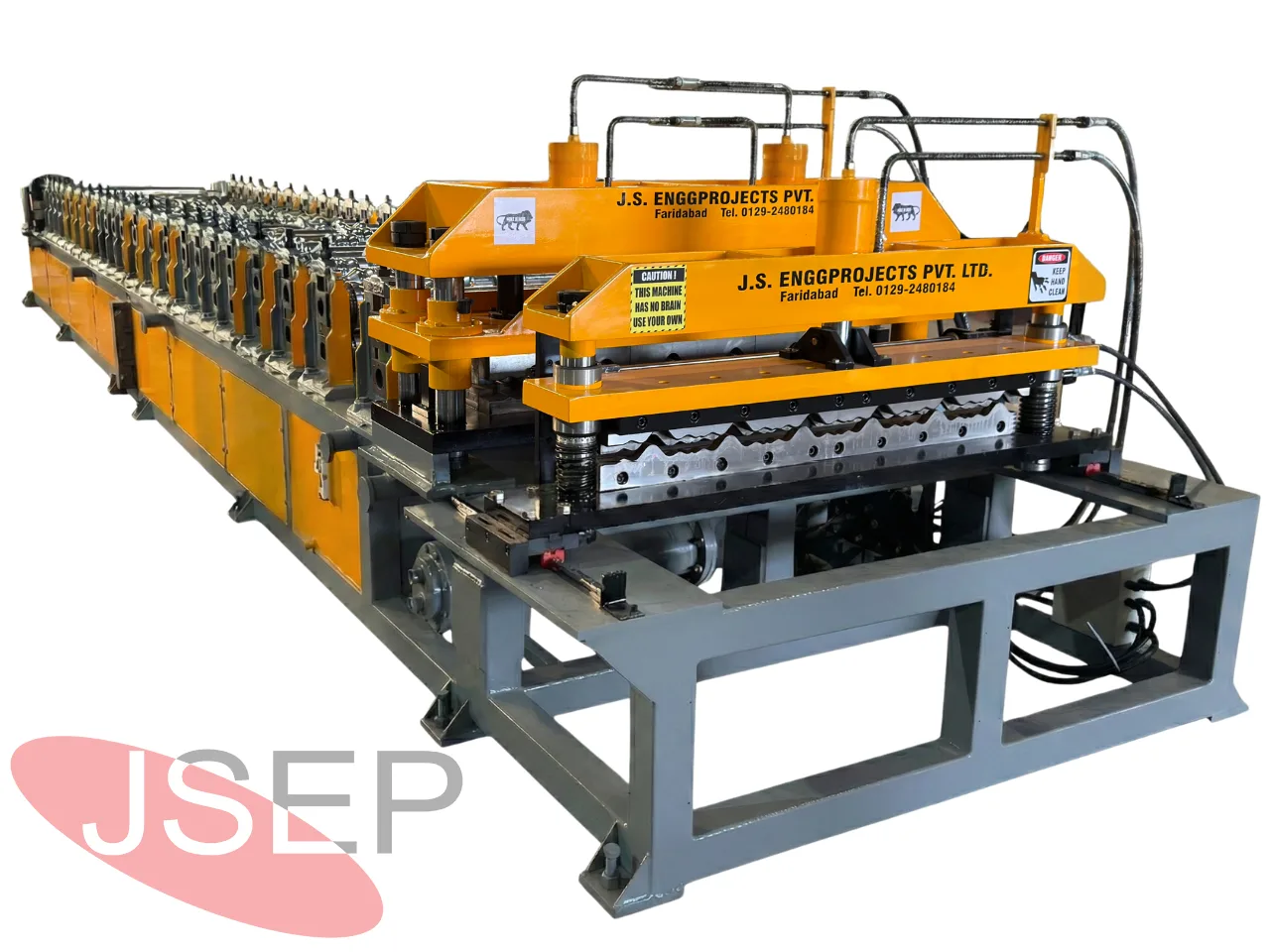 Automatic Glazed Tile Profile Roll Forming Machine with PLC Hydraulic Cutting
