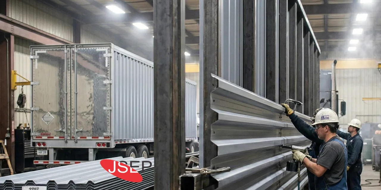 Commercial truck body building using jsep machinery