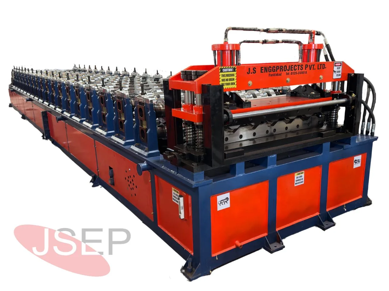 Truck Body Roll Forming Machine manufacturer in Faridabad India – JSEP heavy duty line.