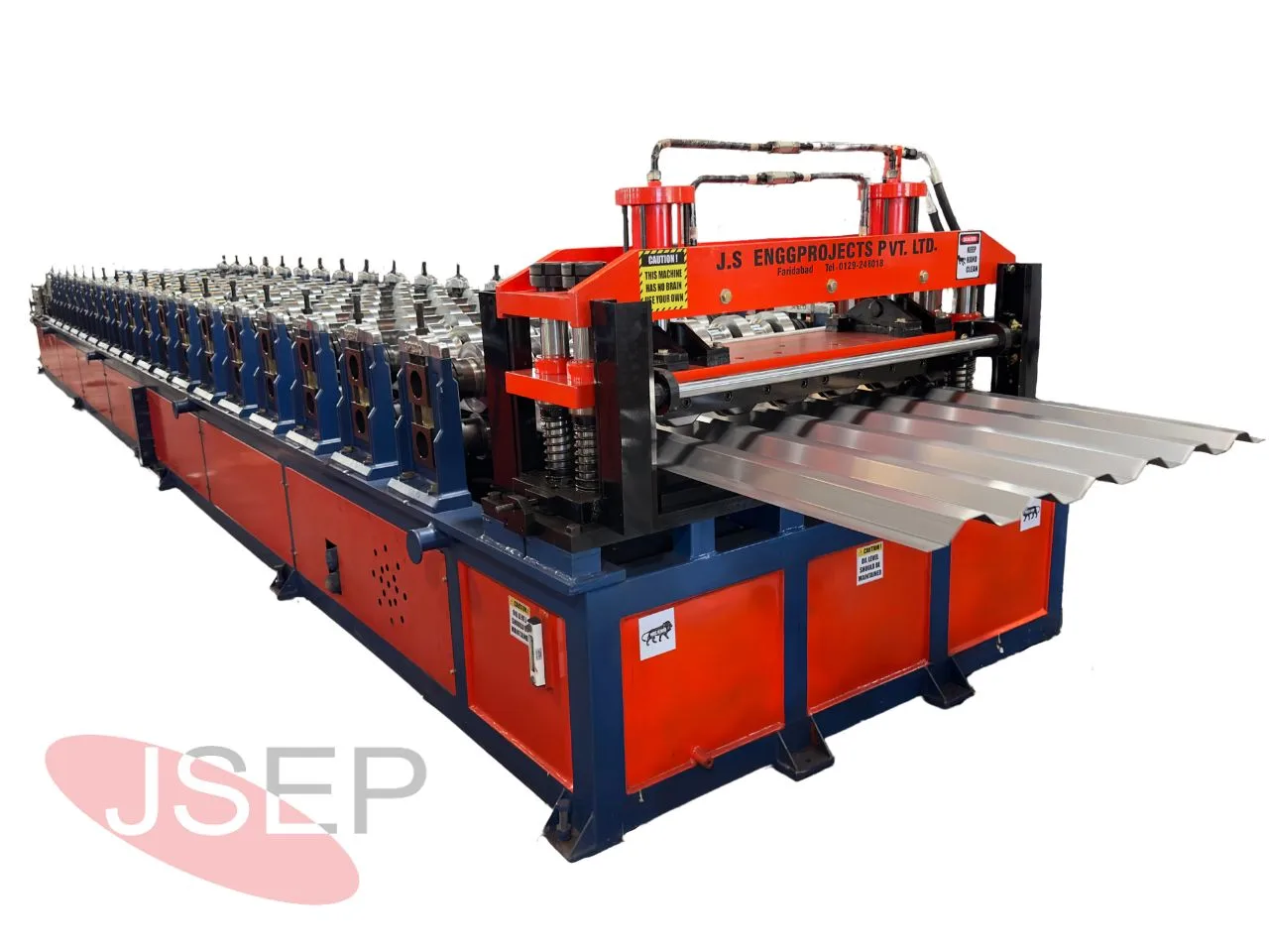 Truck Wall Panel Sheet Forming Machine with HCHCR cutting blades