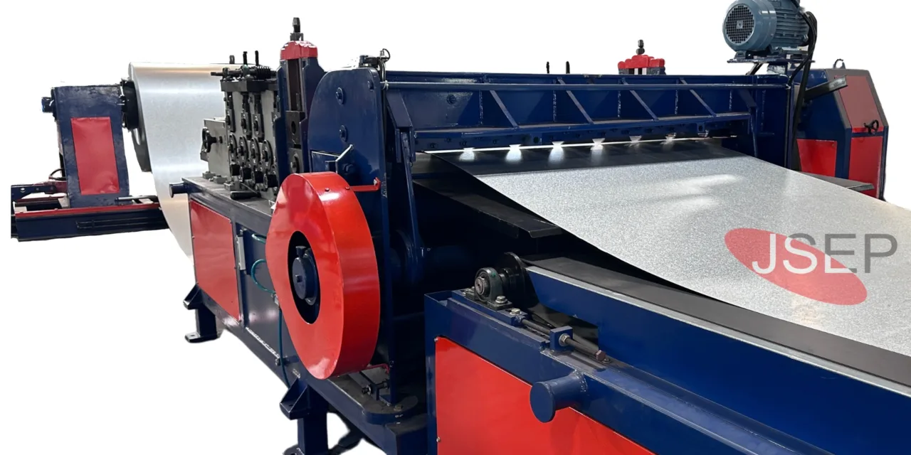 Automatic steel coil cut to length line machine flattening and shearing metal coils Automatic steel coil cut to length line machine flattening and shearing metal coils